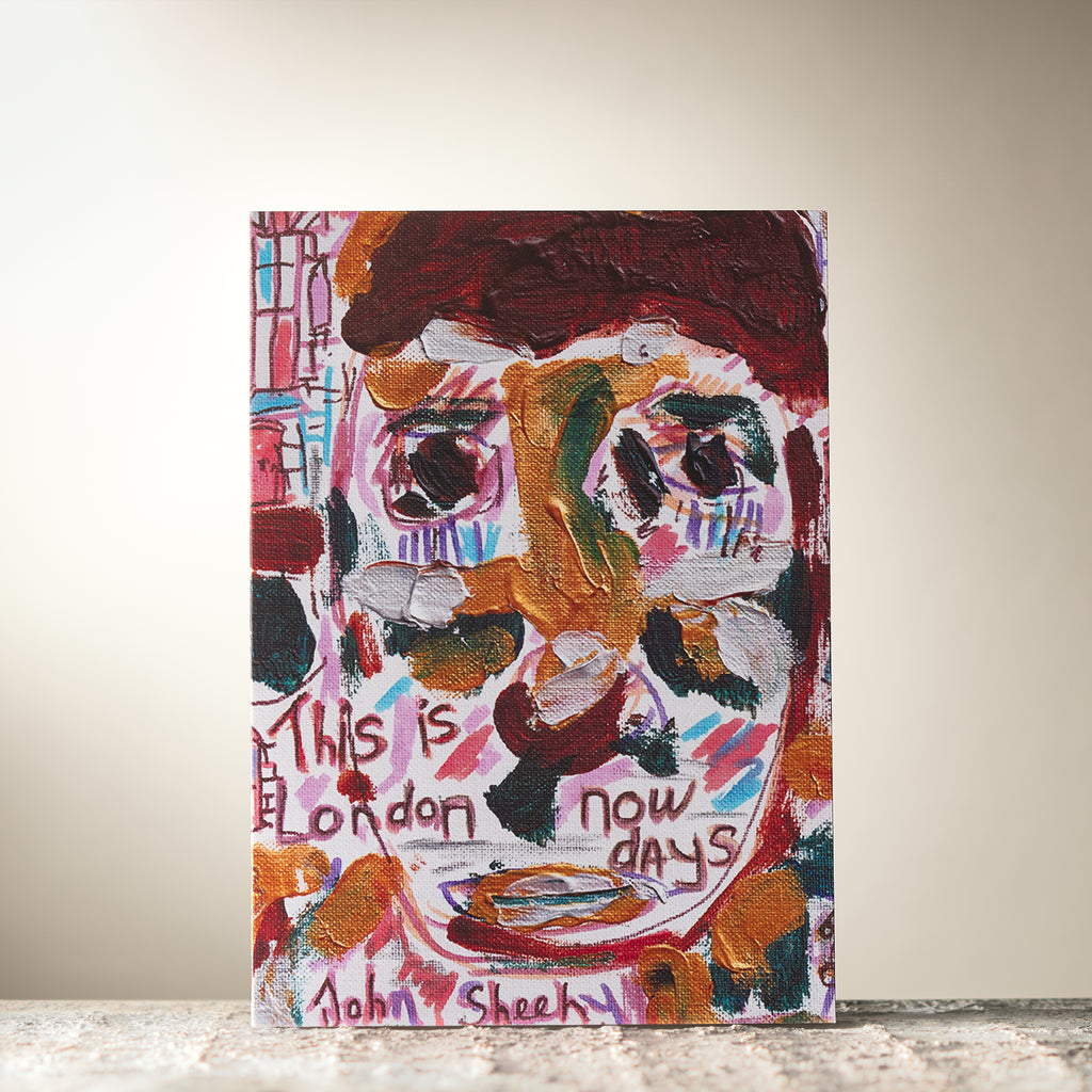 This is London Nowadays card by John Sheehy - HomeLess Made