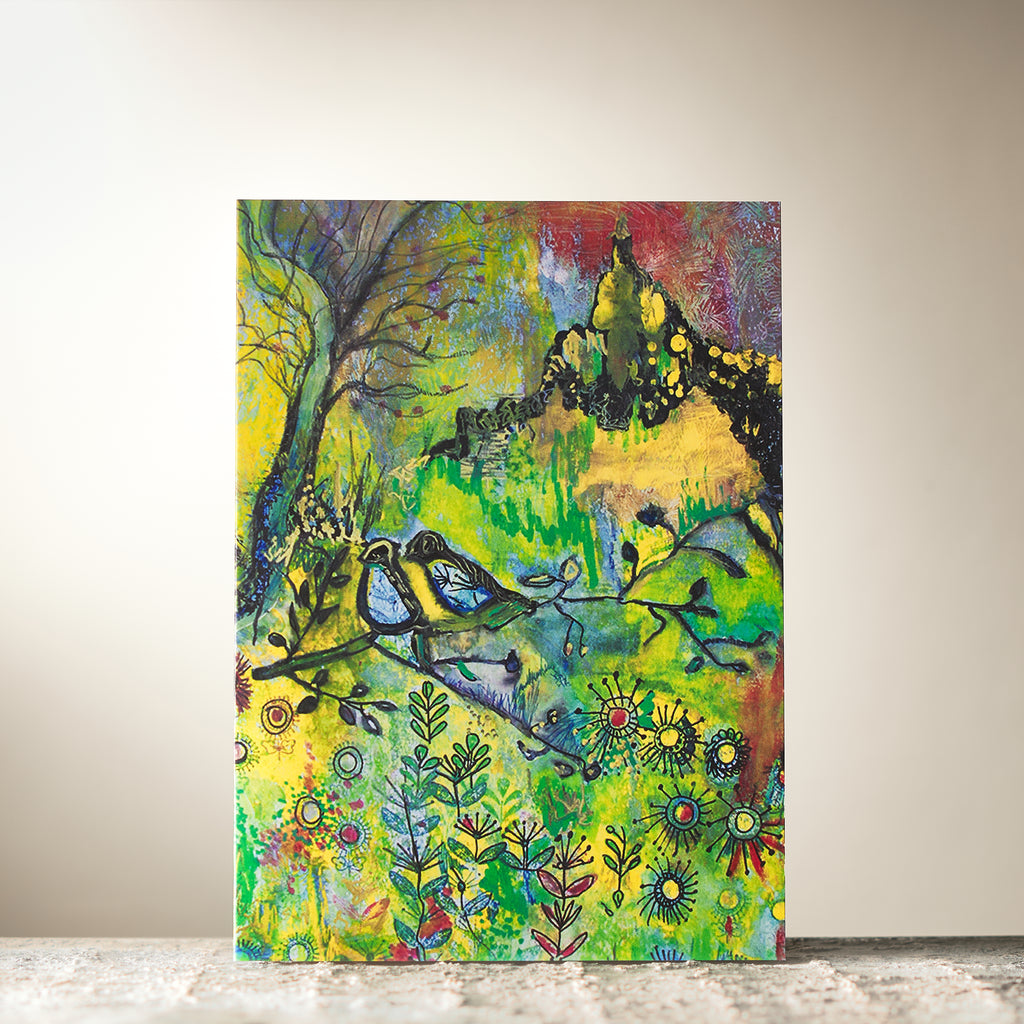 Joyful Birds Card by Mary Vallely - HomeLess Made