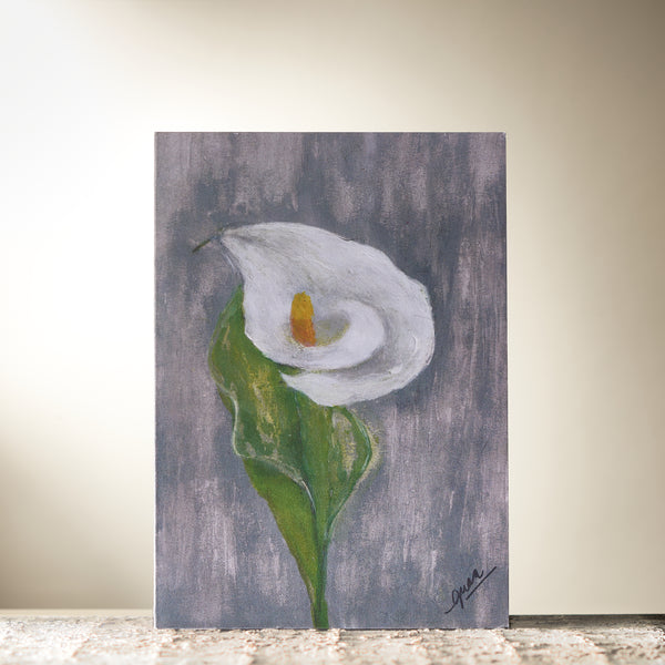 Single Lily Card by Guan - HomeLess Made