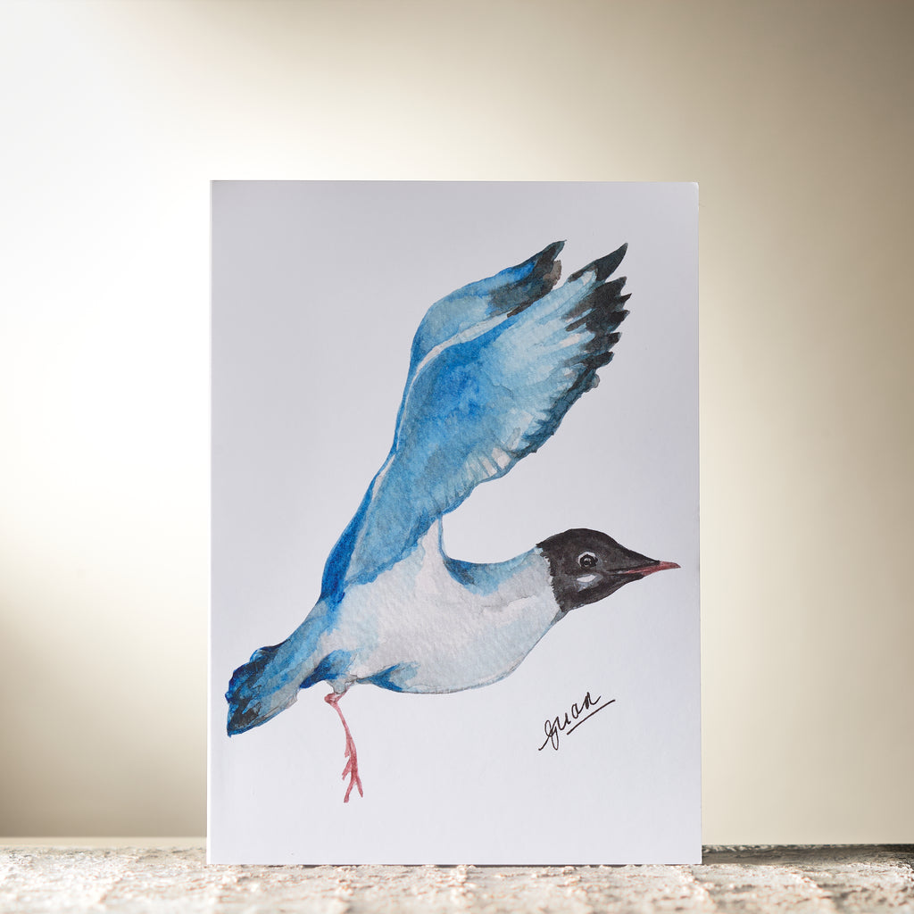 Flying Gull Card by Guan - HomeLess Made