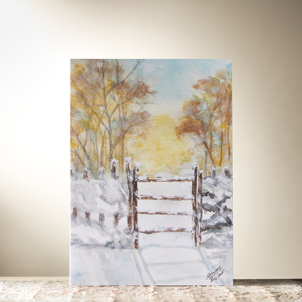 Snowy woodland Card by Guan - HomeLess Made