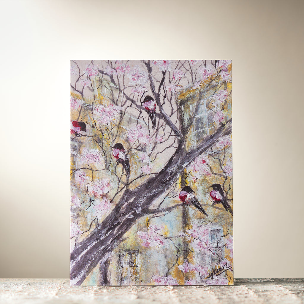 Blossom Birds Card by Guan - HomeLess Made