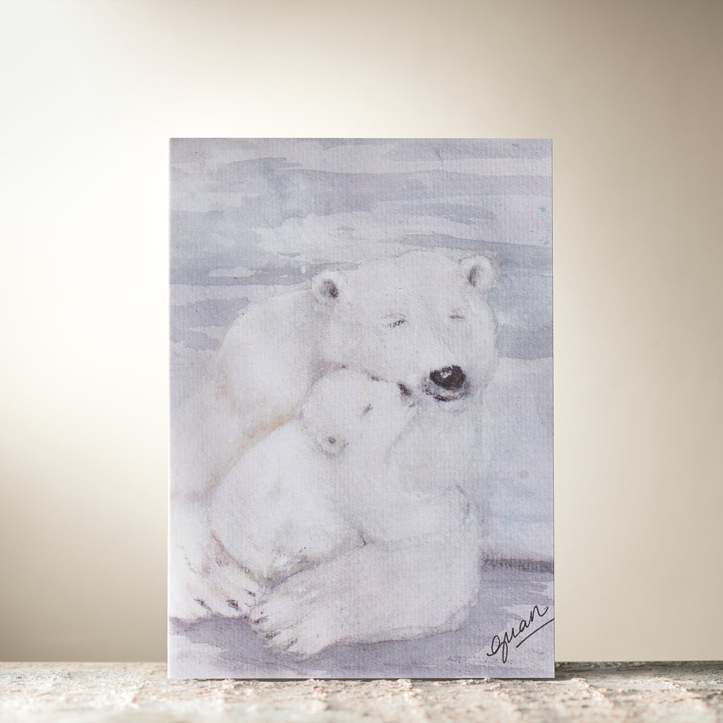 Polar Bear And Cub by Guan - HomeLess Made