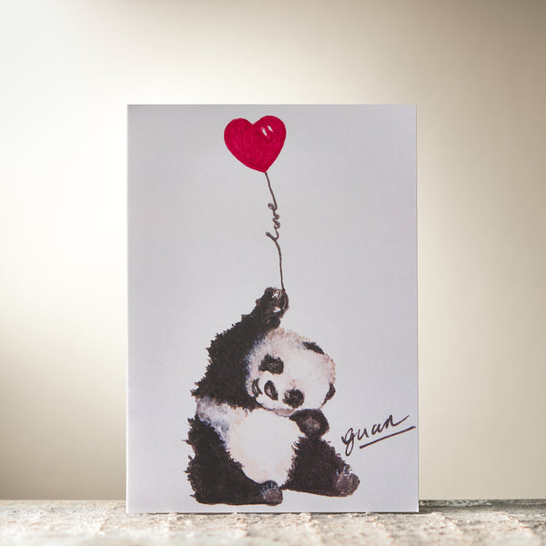 Panda Love Card by Guan - HomeLess Made