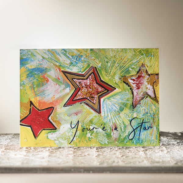 You're A Star Card by Mary Vallely - HomeLess Made