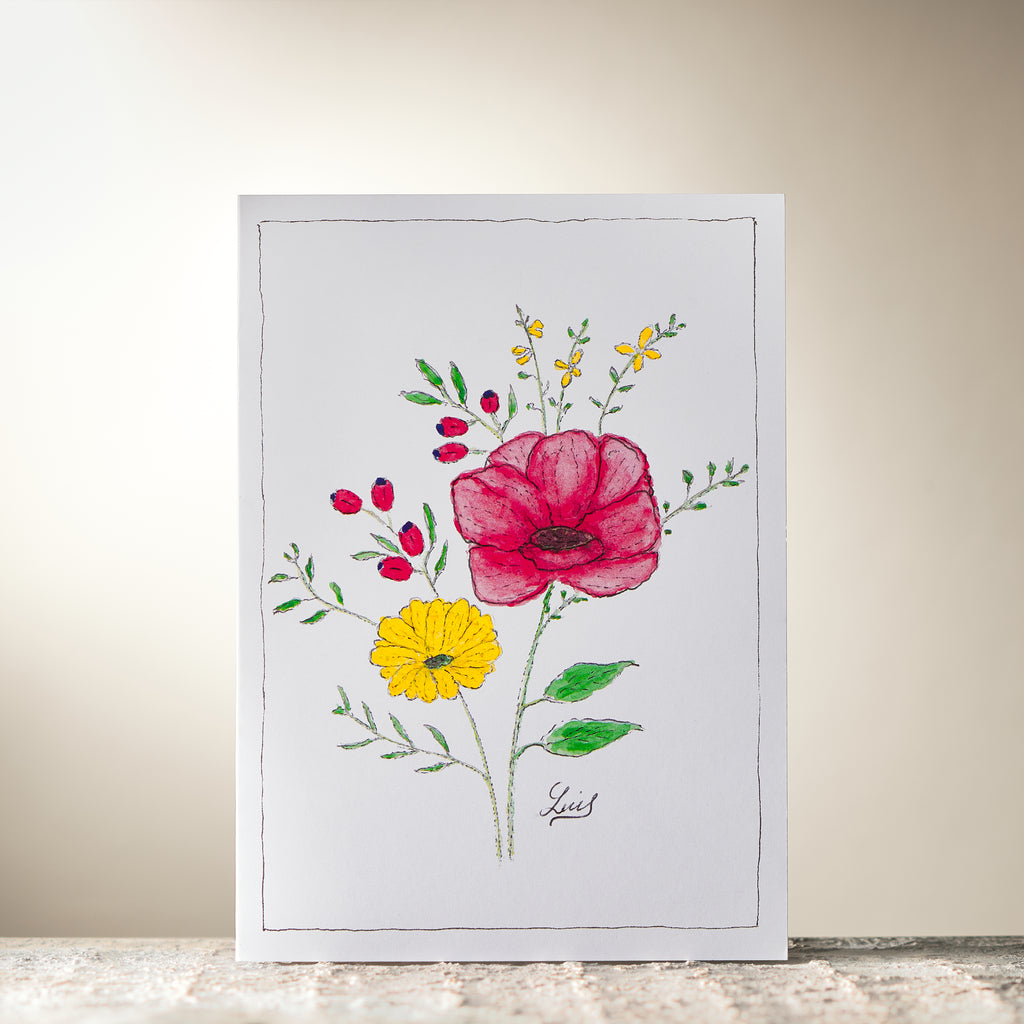 Wildflowers Card by Lui - HomeLess Made