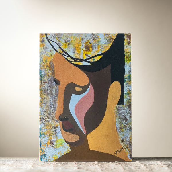 Portrait (Gold) Card by Guan - HomeLess Made