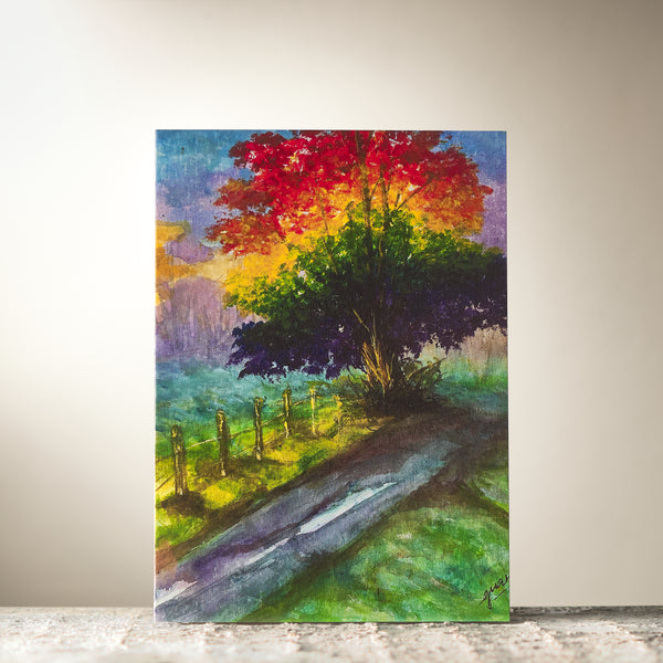Rainbow Path Card by Guan - HomeLess Made
