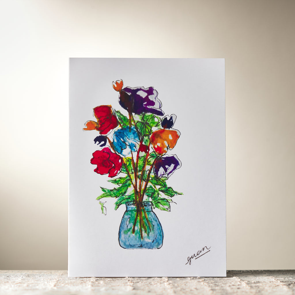 Bright Vase Card by Guan - HomeLess Made