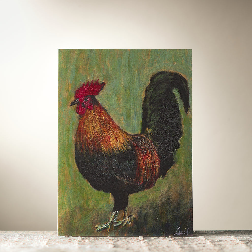 Rooster Card by Lui - HomeLess Made