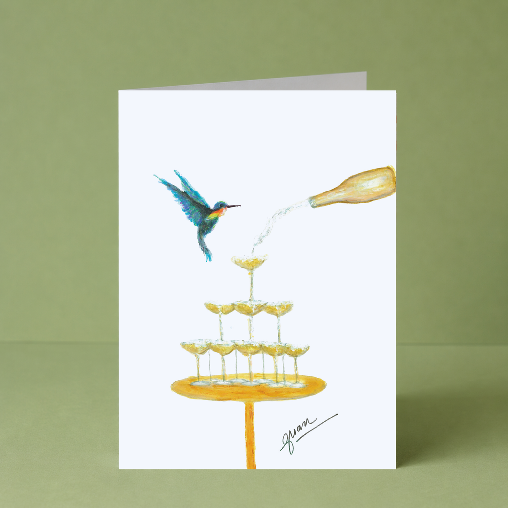 GUAN A Touch Of Sparkle Card