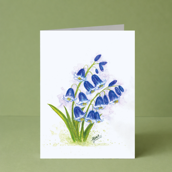 GUAN Bluebells Card