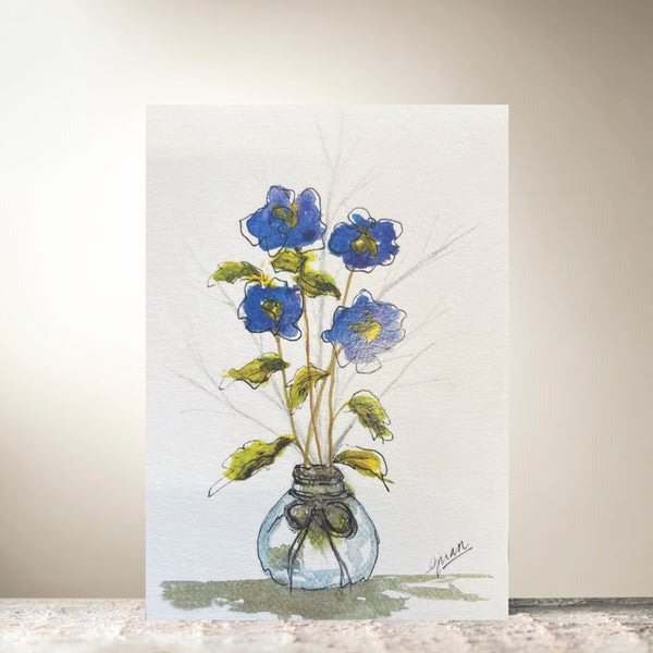 Bluebells Card By Guan