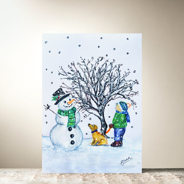 Boy In The Snow by Guan