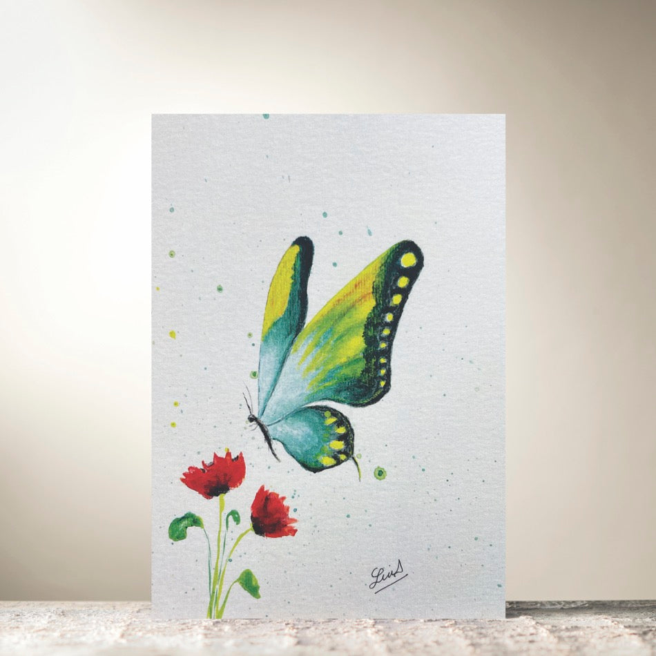 Butterfly Card by Lui