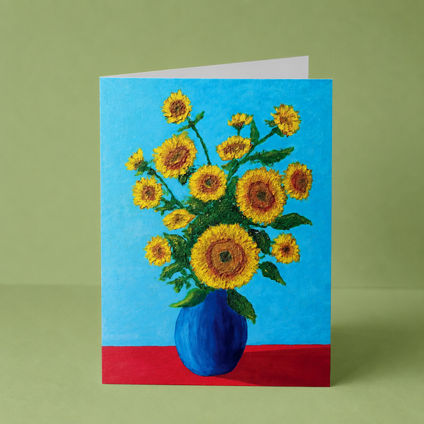 Sunflower Sunrise Card by Lui