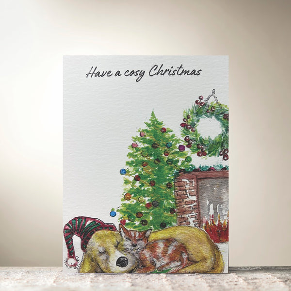 Have A Cosy Christmas Card by Guan