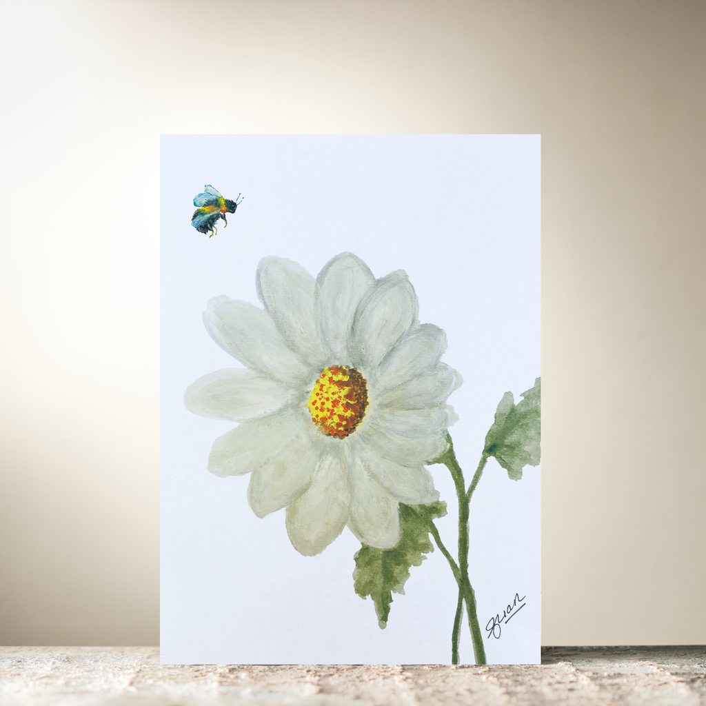 Daisy Bee Card By Guan