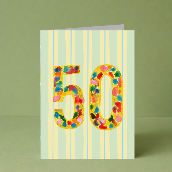 MELODY - Colourful Years FIFTY Card