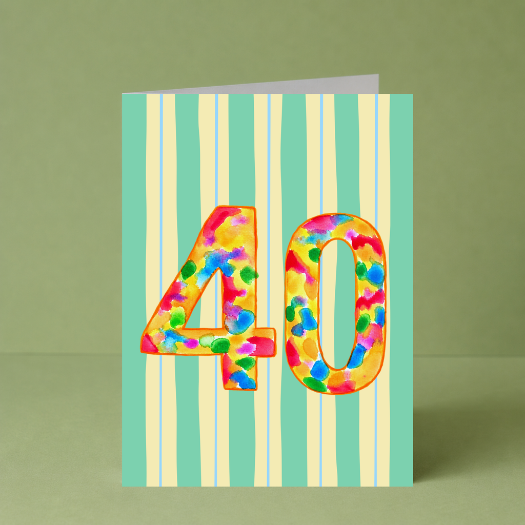 MELODY - Colourful Years FORTY Card
