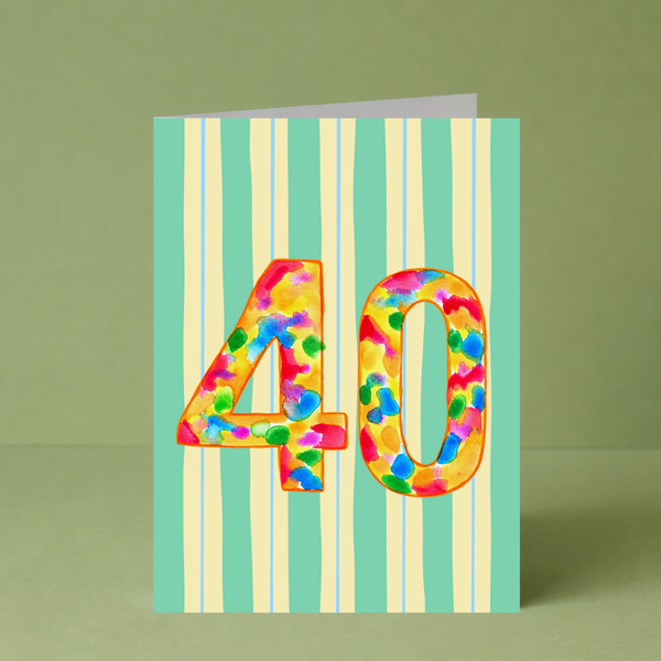 MELODY - Colourful Years FORTY Card