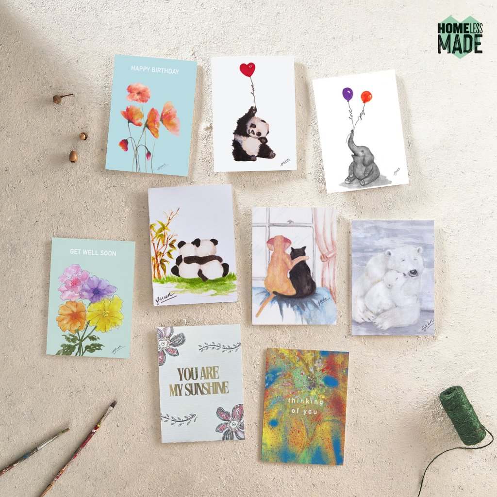 BEST SELLERS - Pack one (10 Cards) - HomeLess Made