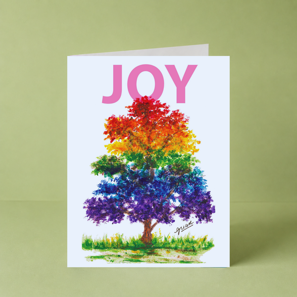 GUAN "Rainbow Tree JOY" Card