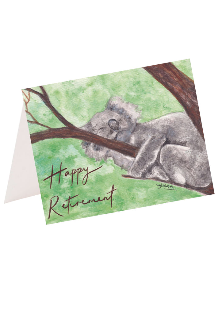 Koala "Happy Retirement" Card by Guan - HomeLess Made
