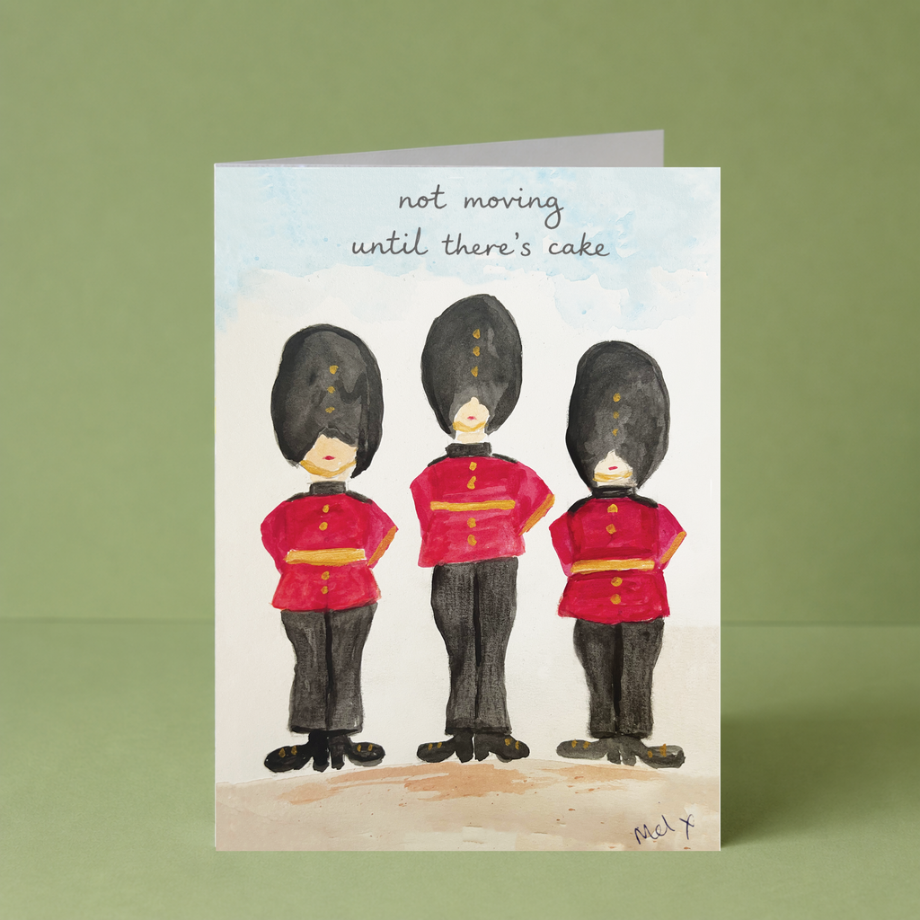 MELODY - "Not Moving Until There's Cake" Card