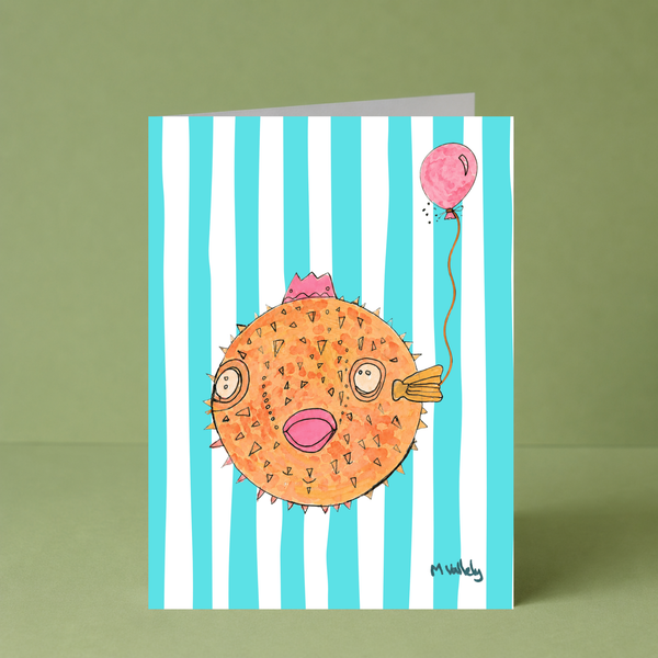 MARY Sea Party: Pufferfish Card