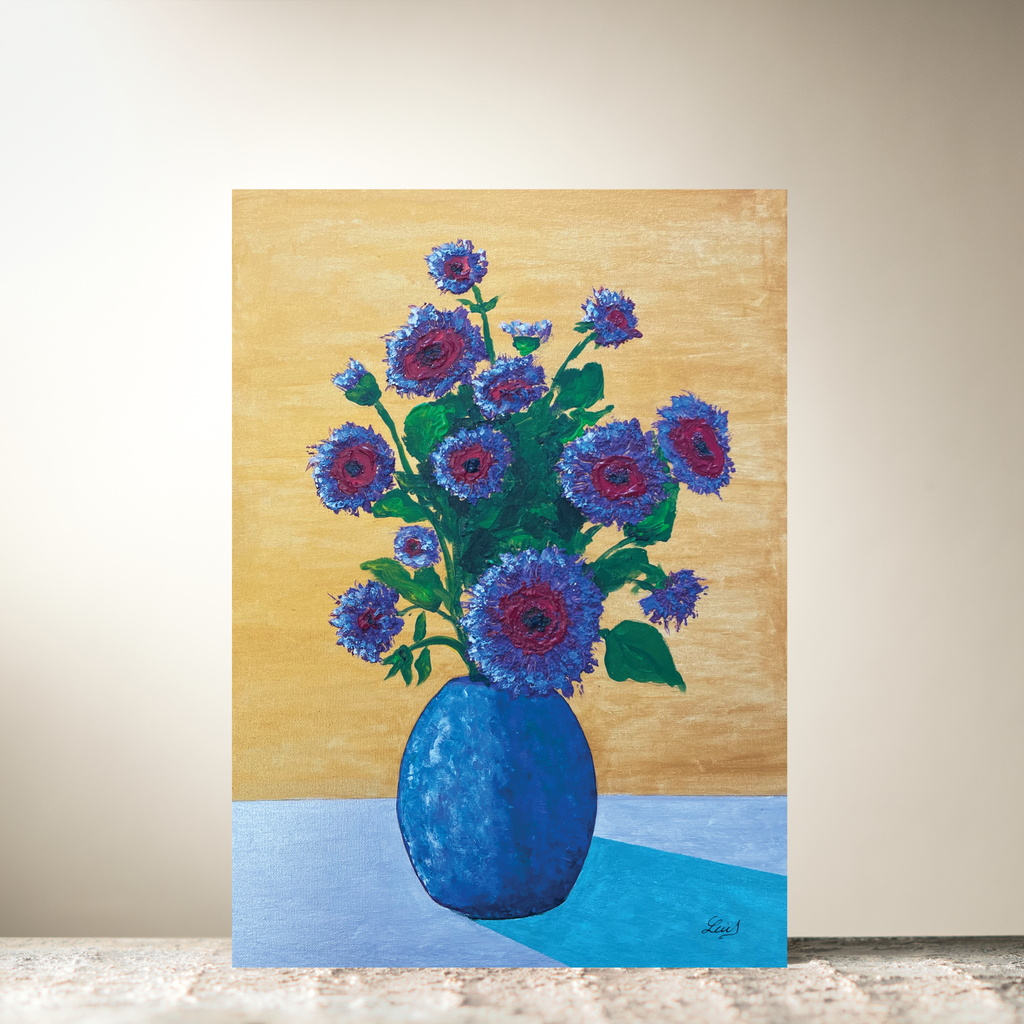 Purple Breeze Card by Lui