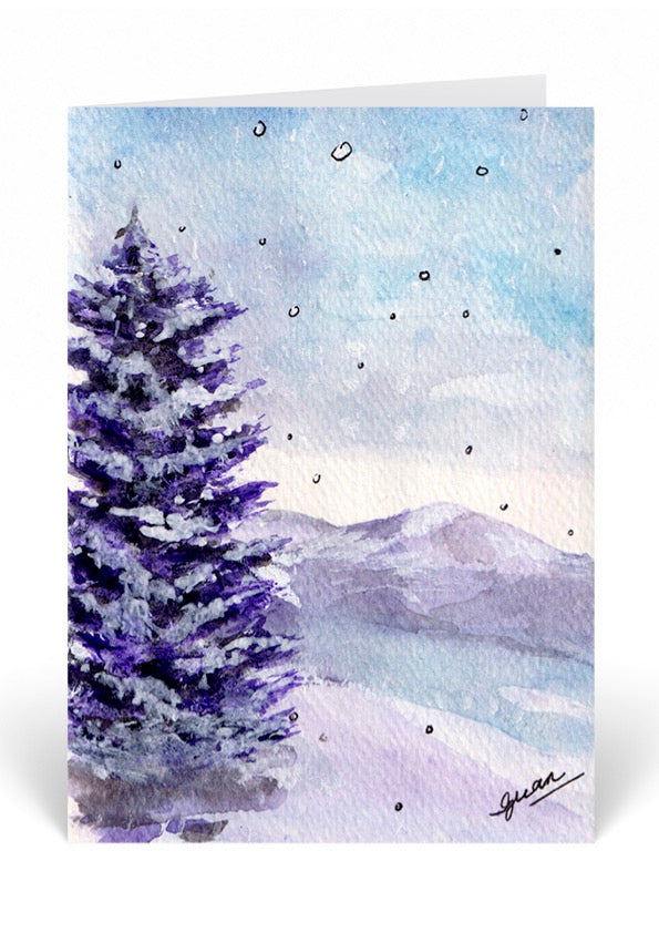 Guan's Purple Christmas Tree - HomeLess Made
