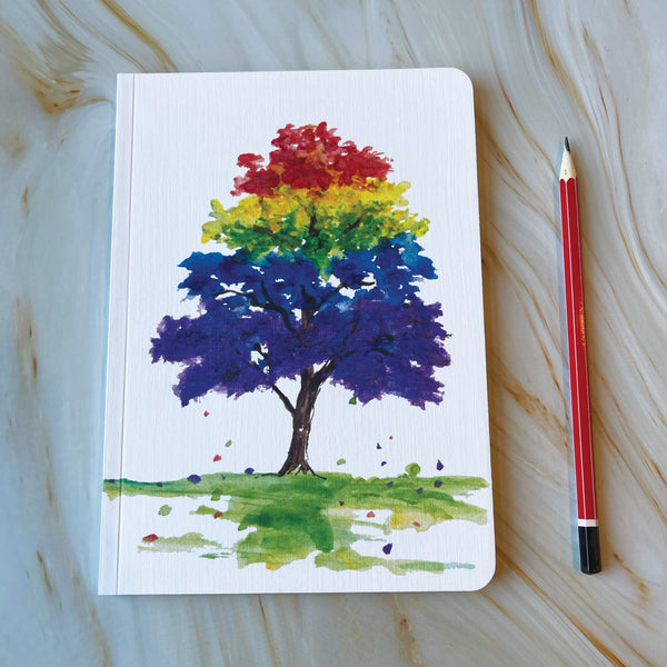 A5 'Rainbow Tree' Notebook by Guan Chow