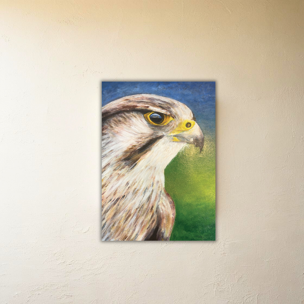 Hawk Canvas from Lui (18 X 12 inches)