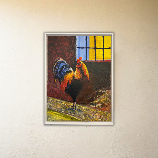 The Rooster Canvas from Lui (28 X 24 inches)