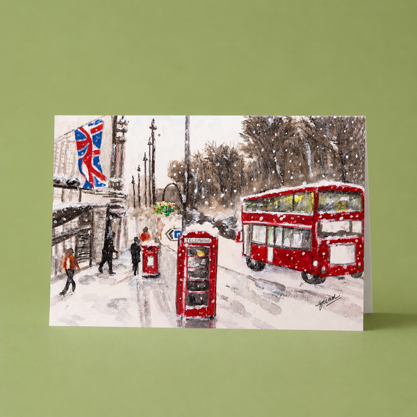 Streets of London Card by Guan