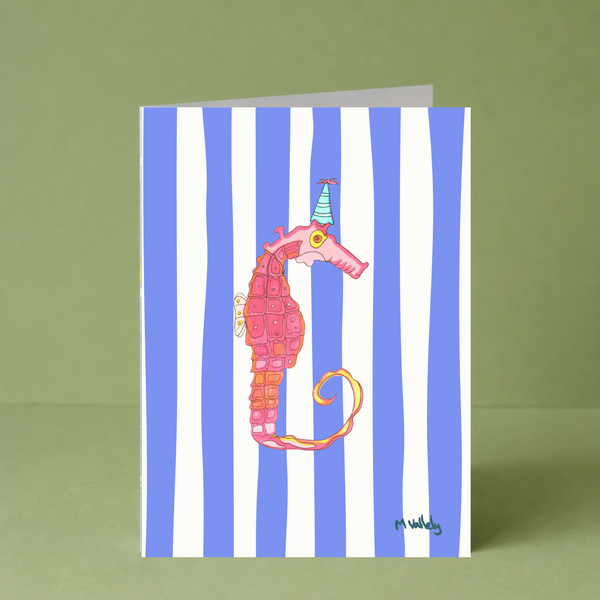 MARY Sea Party: Seahorse Card