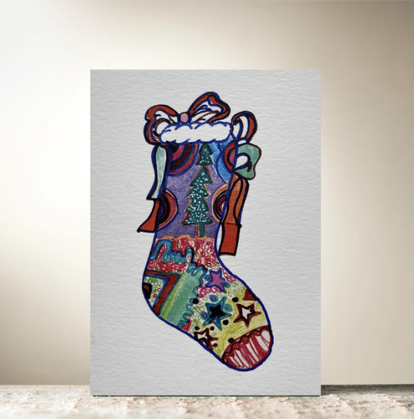 MARY "Secret Stocking" Card