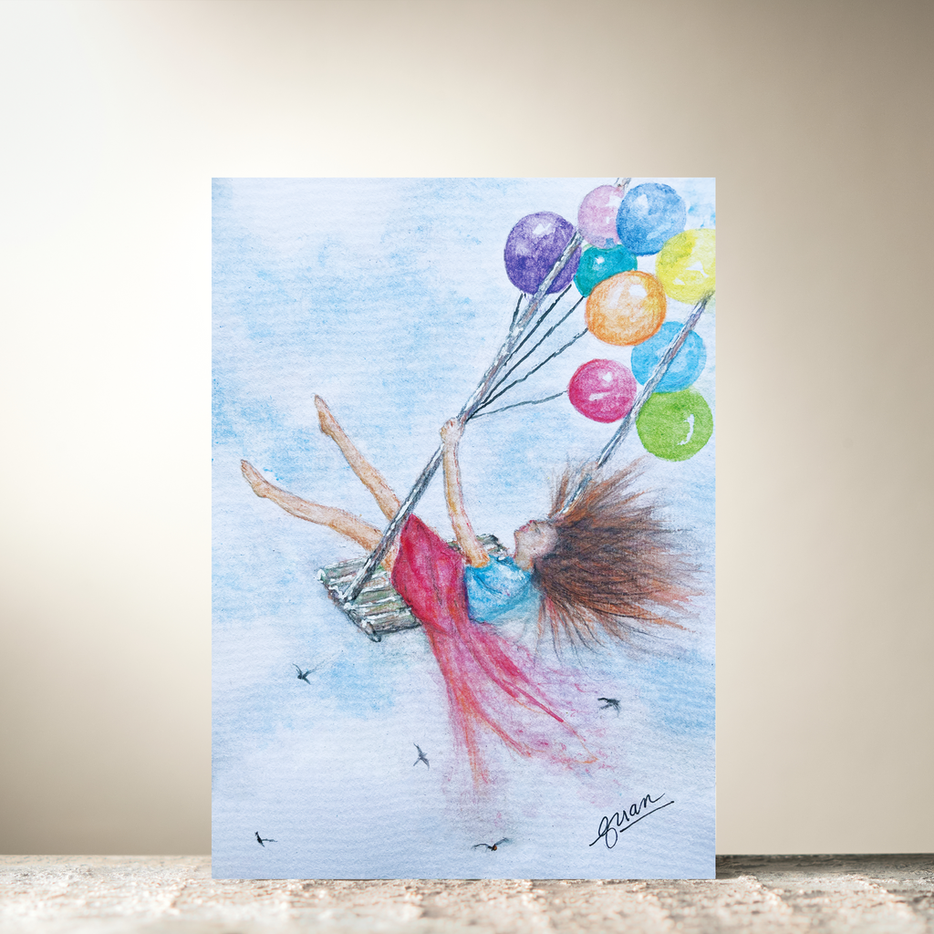 Sky Swing Card by Guan