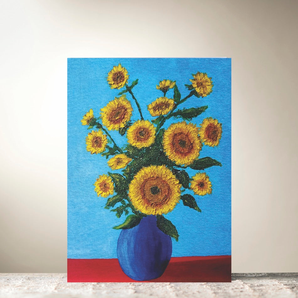 Sunflower Sunrise Card by Lui