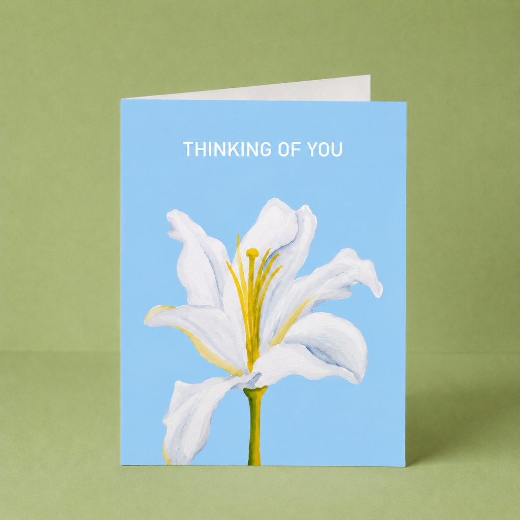 Lily "Thinking Of You" Card by Lui