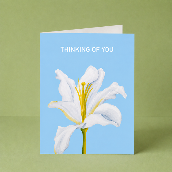 Lily "Thinking Of You" Card by Lui