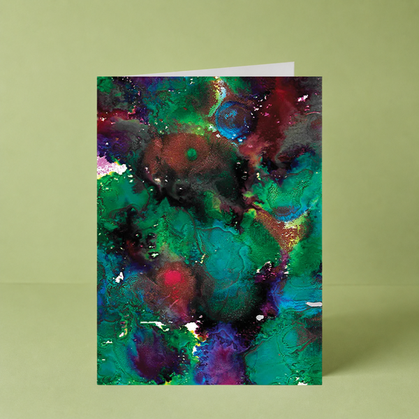 JOHN "Ink Splash Two" Card - HomeLess Made