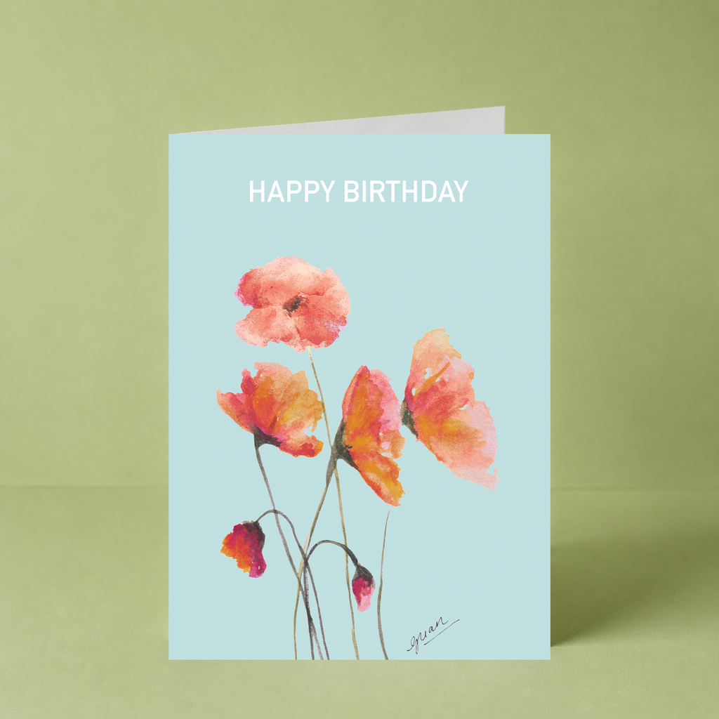 GUAN "Happy Birthday" Card