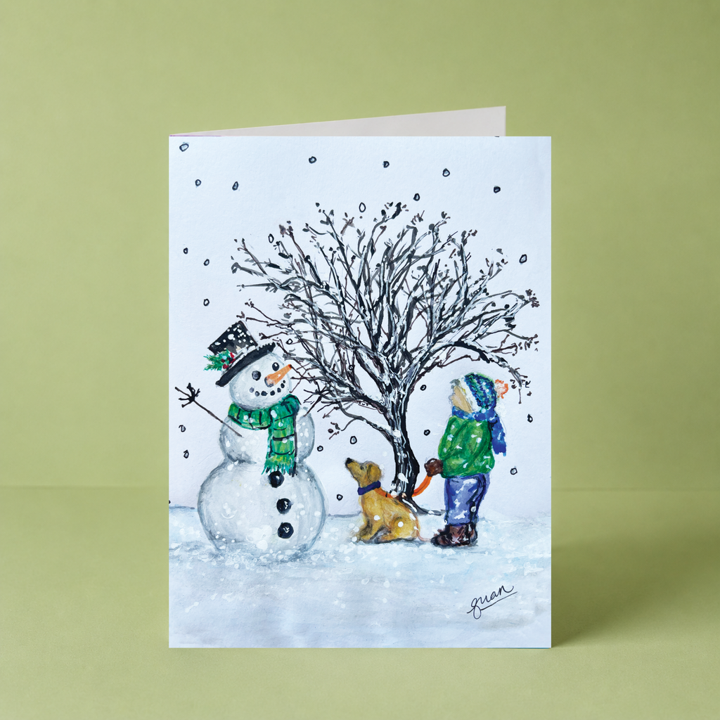 Boy In The Snow by Guan