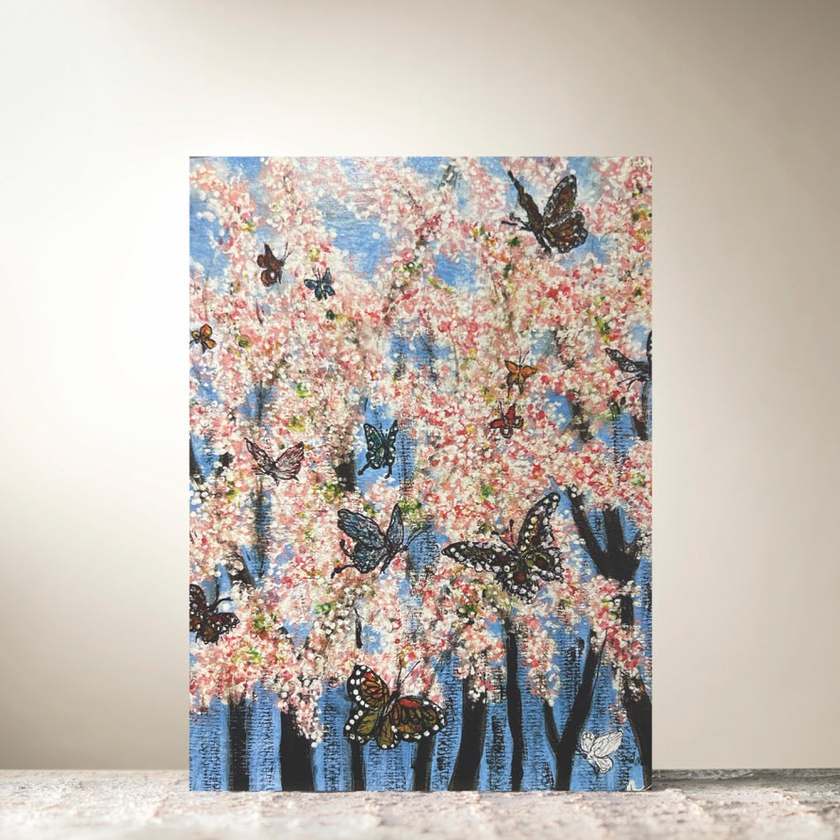 Butterfly Blossoms Card By Guan