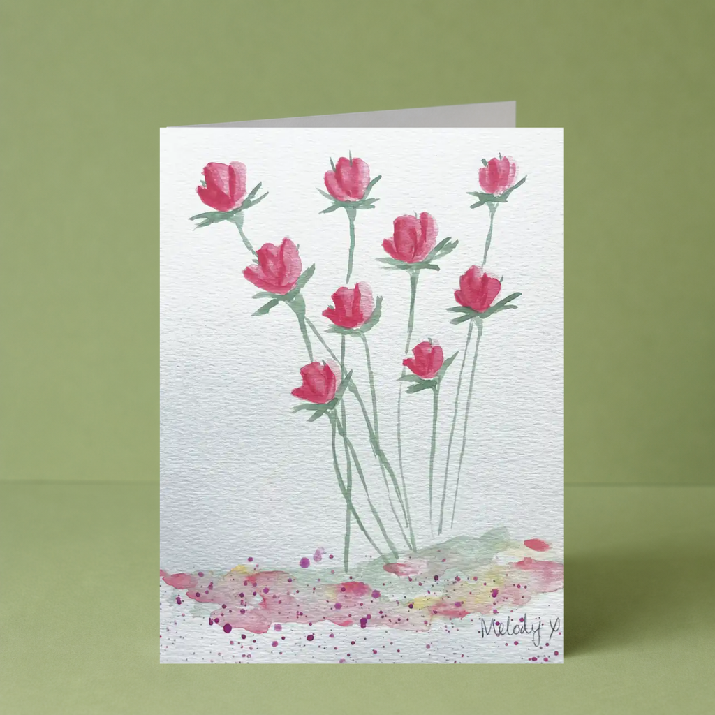 MELODY "Dancing Petals" Card
