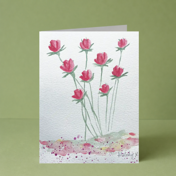 MELODY "Dancing Petals" Card