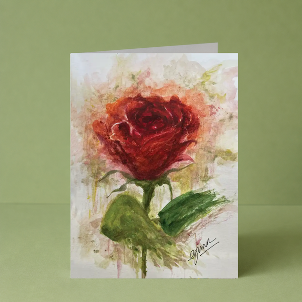 GUAN "Red Rose" Card