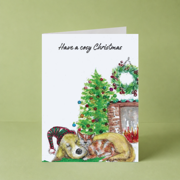 Have A Cosy Christmas Card by Guan